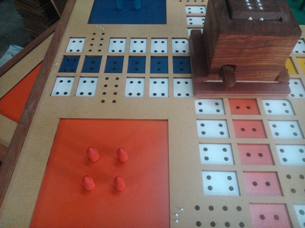 Ludo Board Game For The Blind